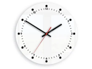 Nástenné hodiny Mozes 28 cm čierne/biele