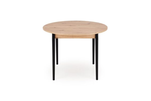Rozkladací jedálenský stôl Pivot 102/141 cm dub artisan/čierny buk