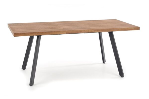 Skladací jedálenský stôl Berlin 160/220 cm orech/čierna