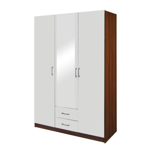 Skriňa ESO 3-dverová 61530 orech/biela