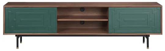 TV stolík Stilig ST153 200 cm orech/zelený