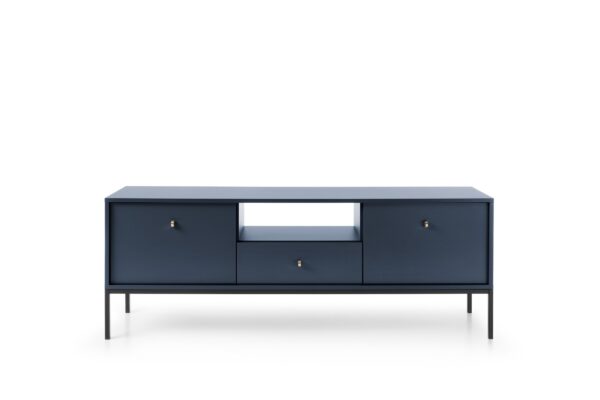 Televízny stolík Mono II 154 cm modrý/čierny
