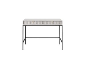 Toaletný stolík Nova 104 cm sivý/čierny