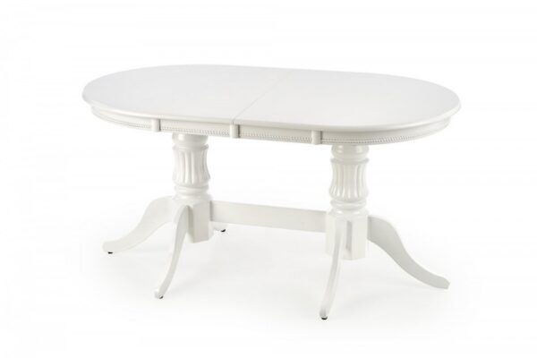 Jedálenský rozkladací stôl Peho 150/190 cm biely