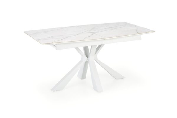 Jedálenský rozkladací stôl Vivaldi 160/200 cm biely