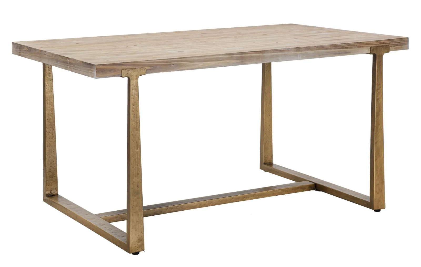 Jedálenský stôl Ankara 150 cm hnedý/zlatý