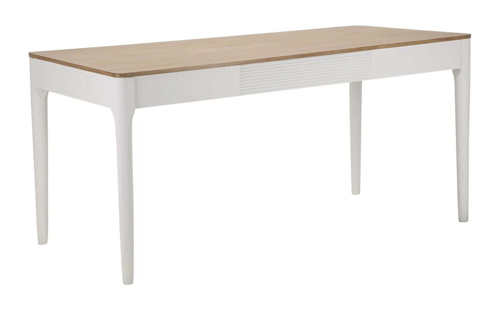 Jedálenský stôl Matera 180 cm biely/hnedý