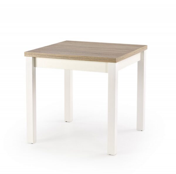 Jídelní rozkládací stůl Gracjan 80/160 cm dub sonoma/bílý