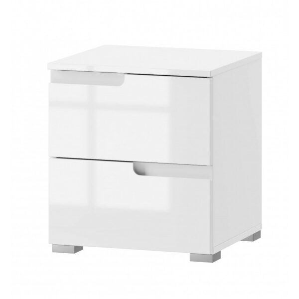 Nočný stolík Selene 47 cm biely