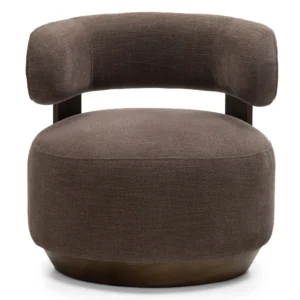Designové křeslo Dolce espresso/ořech