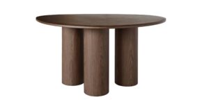 Jedálenský stôl Vesper 140 cm orech tmavý