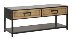 TV stolík Hanoi 95 cm čierno-hnedý