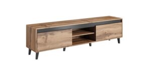 TV stolík NORD 2 170 cm dub wotan/antracitový