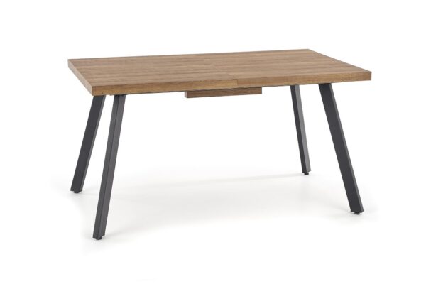 Jídelní rozkládací stůl Berlin 140/180 cm ořech/černý