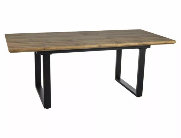 Rozkladací jedálenský stôl Umberto 160/240 cm dub artisan/čierny