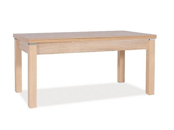 Rozkladací konferenčný stolík Kleopatra 124/164 cm dub sonoma