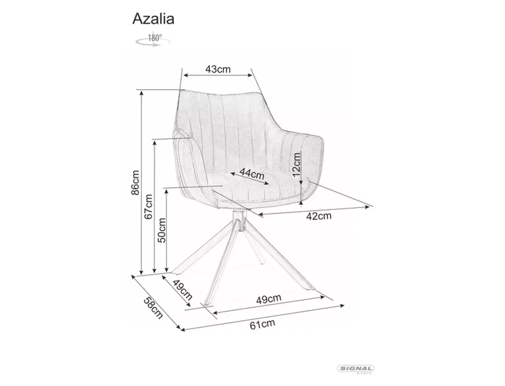 Stolička Azalia Brego – Obrázok 4