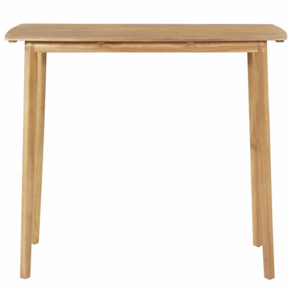 Barový stôl 120x60 cm z akáciového dreva – Obrázok 2