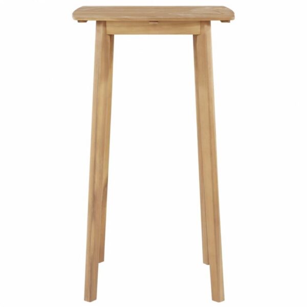 Barový stôl 60x60 cm z akáciového dreva – Obrázok 2