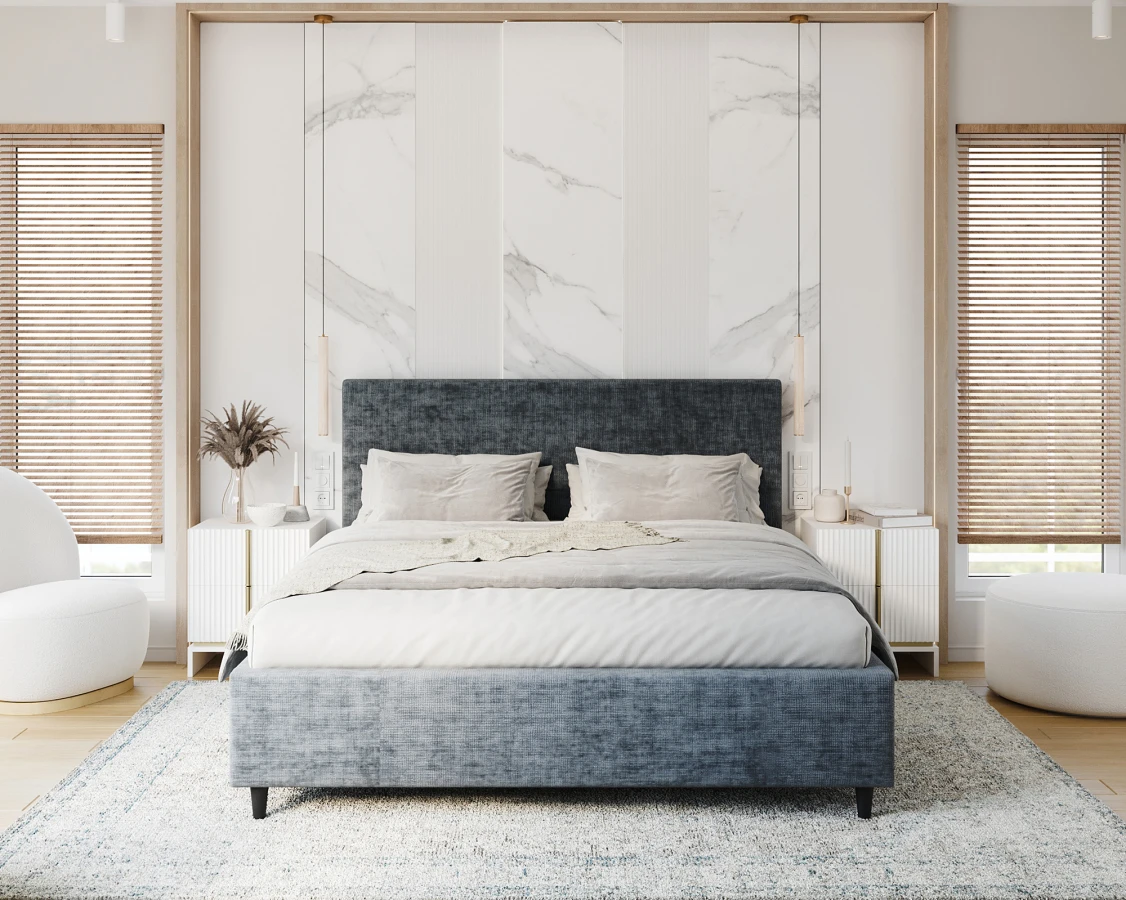 Čalouněná postel Line Plus se zvedacím roštem Nano Velvet - výber z 13 prevedení