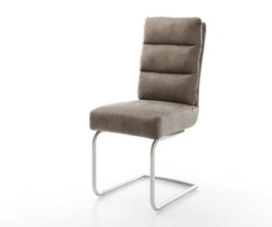 Jedálenská stolička Pela-Flex mikrovlákno taupe vintage jedálenská