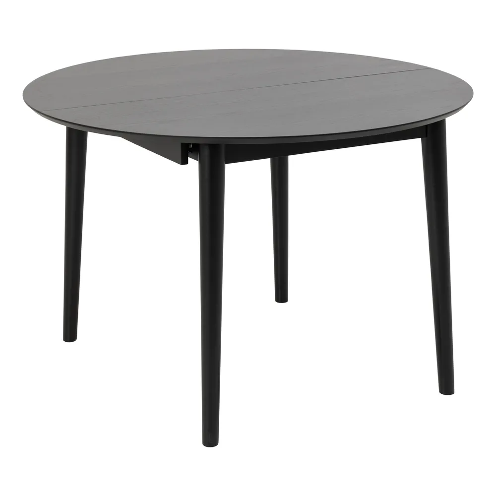 Jedálenský rozkladací stôl Montreux 115/154 cm čierny
