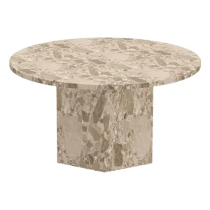 Konferenčný stolík Naxos 80 cm mramor Latte