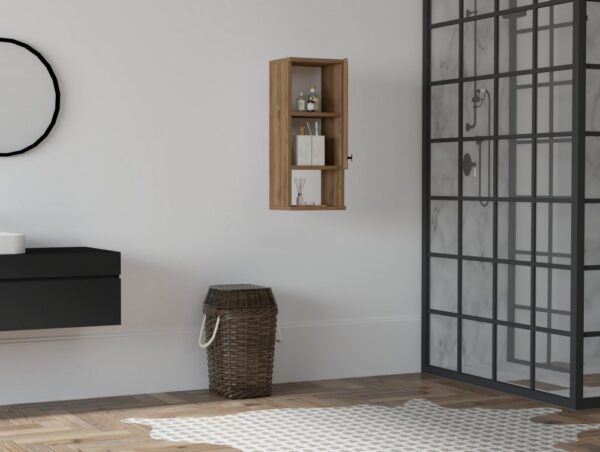 Kúpeľňová skrinka Mis - Walnut – Obrázok 4