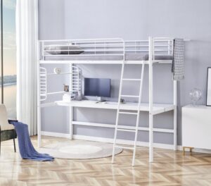 Poschodová posteľ so stolom DOLCE Halmar